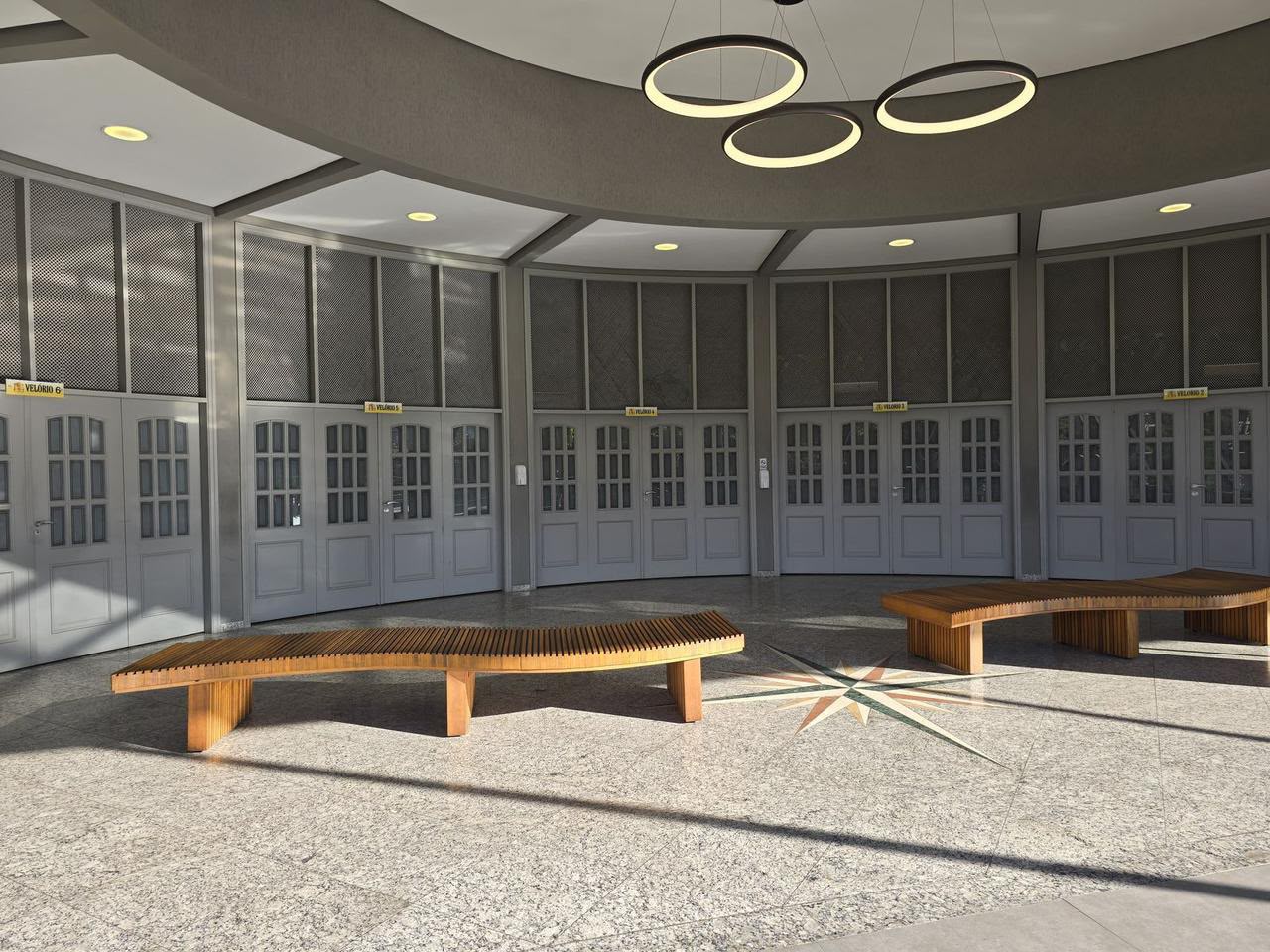 Hall circular dos velórios no Valle dos Reis São Paulo